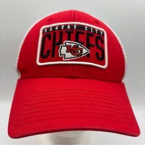 Kansas City Chiefs NFL Team Apparel Red/White Trucker SnapBack Hat OSFM